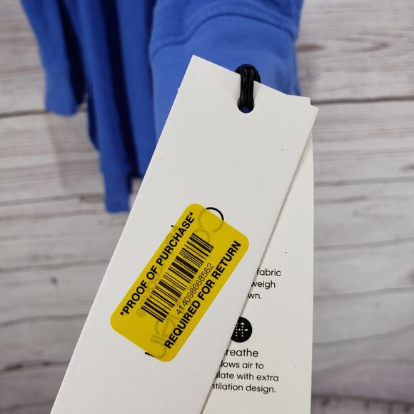 Calvin Klein Performance New Women's Blue Cold Shoulder Top Size Large - Picture 9 of 12